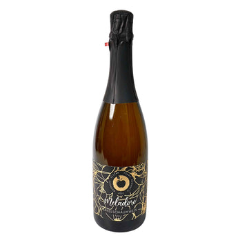 Flasche Meladoro Apfelschaumwein Brut von Brennlust aus dem Bodensee