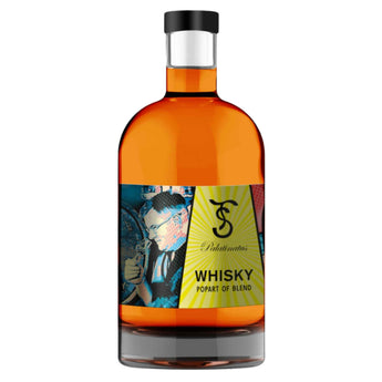 Flasche Popart of Blend Whisky von Palatinatus mit kreativem Labeldesign