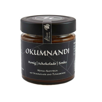 Maasz Okumnandi Aufstrich im Glas, mit Honig, Karamellschokolade & Tonkabohne