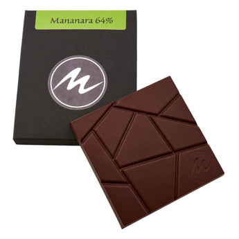 Tafel Zartbitter Schokolade Madagaskar 64% mit fruchtigen Aromen