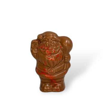 Voller Klauszi Nikolausfigur aus Vollmilch Schokolade von Maasz Schokolade