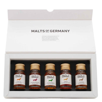 Tasting-Set mit fünf deutschen Single Malts in 3cl-Fläschchen