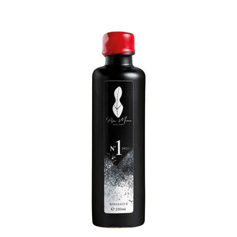 Papa Mame Sexy Soja Blend No.1, rehbraune Sojasauce in Keramikflasche