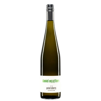 Flasche Riesling Geiersberg vom Weingut Daniel Mattern - kraftvoller Riesling aus alter Lage