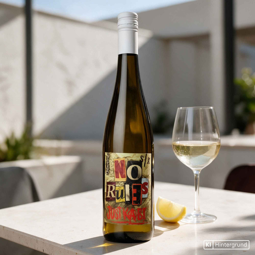 Flasche No Rules Just Kabi 2025 Riesling Kabinett feinherb von Weinbau Six
