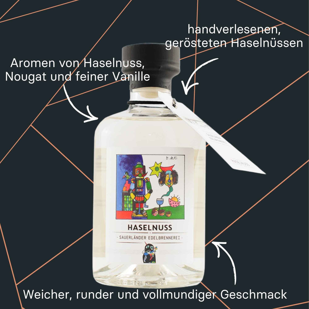 Haselnuss Spirituose 0,5 l der Sauerländer Edelbrennerei