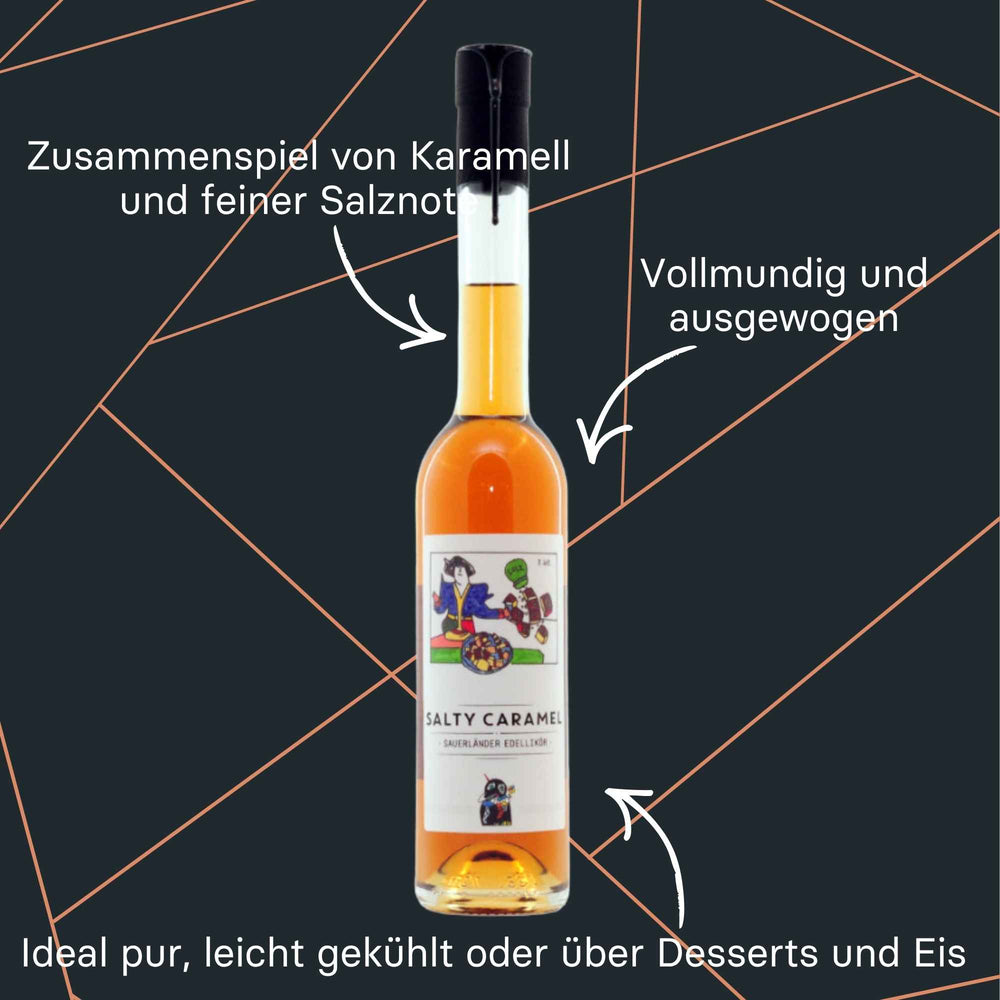 Salty Caramel Likör 0,35 l der Sauerländer Edelbrennerei