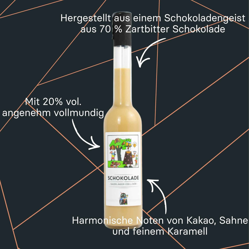Sauerländer Schokolade Edellikör 0,5 l der Sauerländer Edelbrennerei