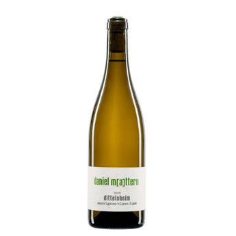 Flasche Sauvignon Blanc Fumé mit Rauch- und Fruchtaromen - von Daniel Mattern