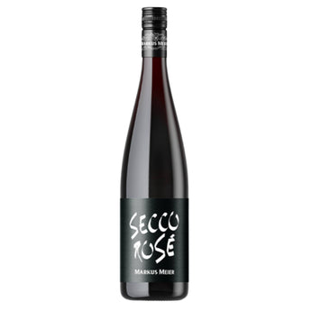 Secco Rosé vom Weingut Markus Meier mit lachsrosa Farbe und feiner Perlage