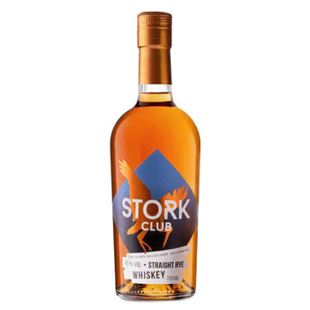 Stork Club Straight Rye Whisky Flasche mit Etikett - kräftiger deutscher Roggenwhisky aus dem Spreewald