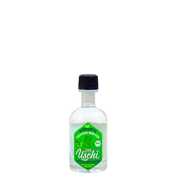 Flasche Ursel Dry Gin Spring Break mit floraler Gestaltung