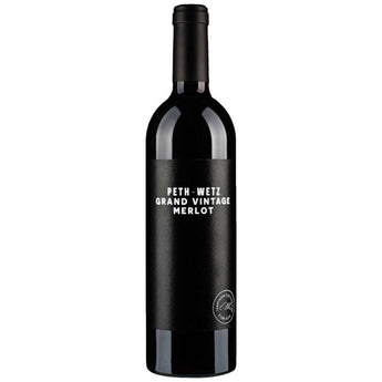 Grand Vintage Merlot von Peth-Wetz - eleganter, weicher Rotwein mit Barrique-Reife und sanfter Frucht