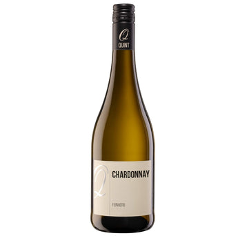 Weinflasche mit Chardonnay feinherb vom Weingut Quint