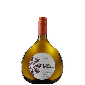 Flasche trockene Scheurebe vom Weingut Scheuring mit fruchtiger Frische