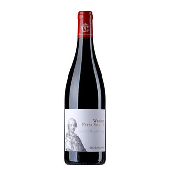Flasche Spätburgunder vom Weingut Stolleis - eleganter Rotwein aus der Pfalz