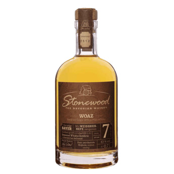 Woaz Single Malt Whisky von Stonewood mit goldener Farbe