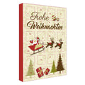 Adventskalender von Maasz Schokolade mit Pralinen & Mini-Tafeln in klassischem Design