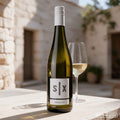 Flasche Bacchus Muschelkalk 2022 Weißwein vom Weingut Six aus Franken