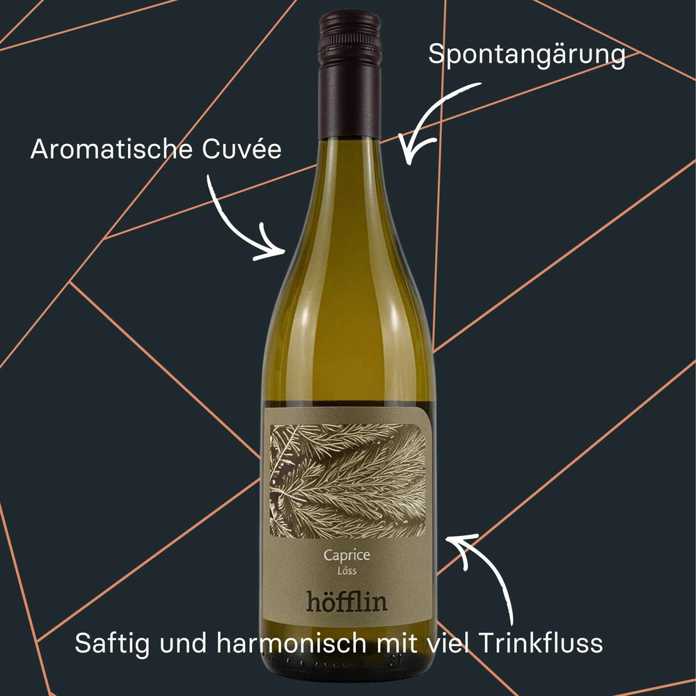 Flasche Caprice Löss vom Weingut Höfflin aus Baden