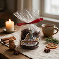 Fünferpack Elisen-Lebkuchen von Dornauers Lebküchnerei mit dunkler Schokolade, nussiger Struktur und handwerklicher Optik.