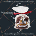 Fünferpack Elisen-Lebkuchen von Dornauers Lebküchnerei mit dunkler Schokolade, nussiger Struktur und handwerklicher Optik.