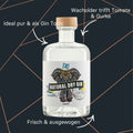 Flasche Daniel Mattern Natural Dry Gin mit stilvollem Etikett
