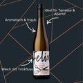Filmriss Sauvignon Blanc vom Weingut Felix Mayer in der Flasche