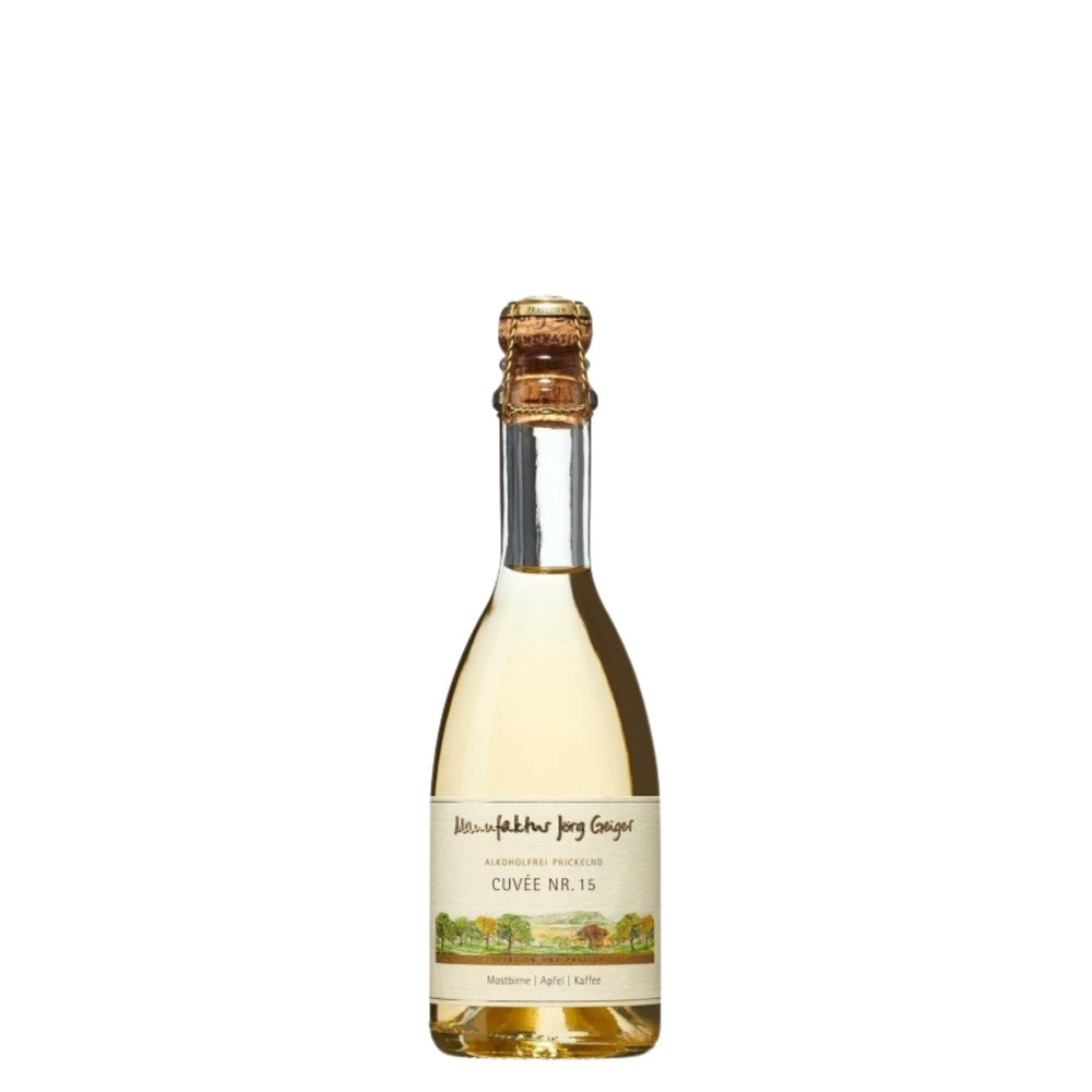 Flasche Cuvée Nr. 15 alkoholfreies Getränk von der Manufaktur Jörg Geiger
