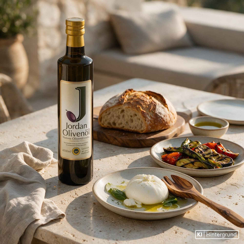 Jordan Olivenöl Flasche, natives Olivenöl extra von Lesbos