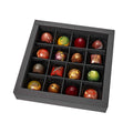 16 verschiedene handgemachte Pralinen in einer eleganten Box von Maasz Schokolade