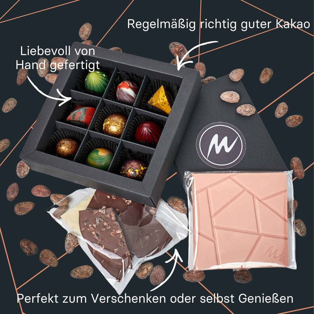 Maasz Schokolade Kakao Abo mittel - jeden Monat beste Schokolade