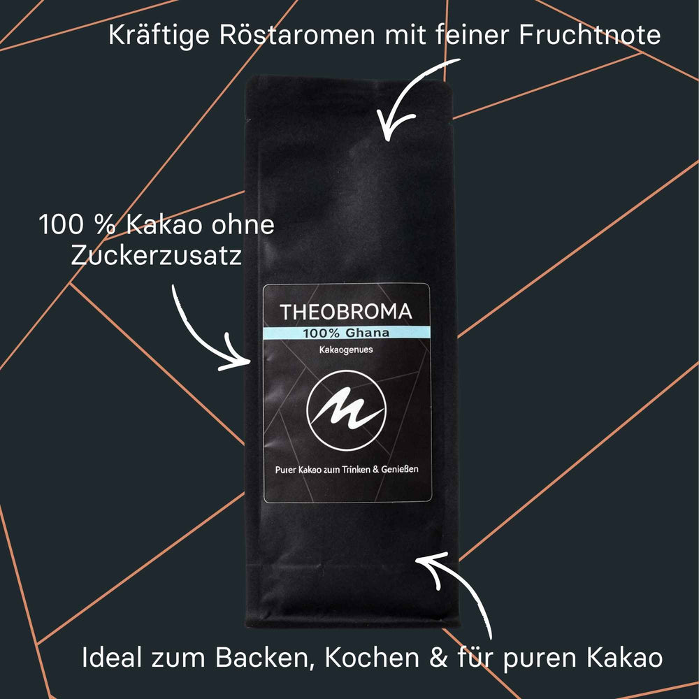 Theobroma 100% Ghana - Purer Kakaogenuss von Maasz Schokolade