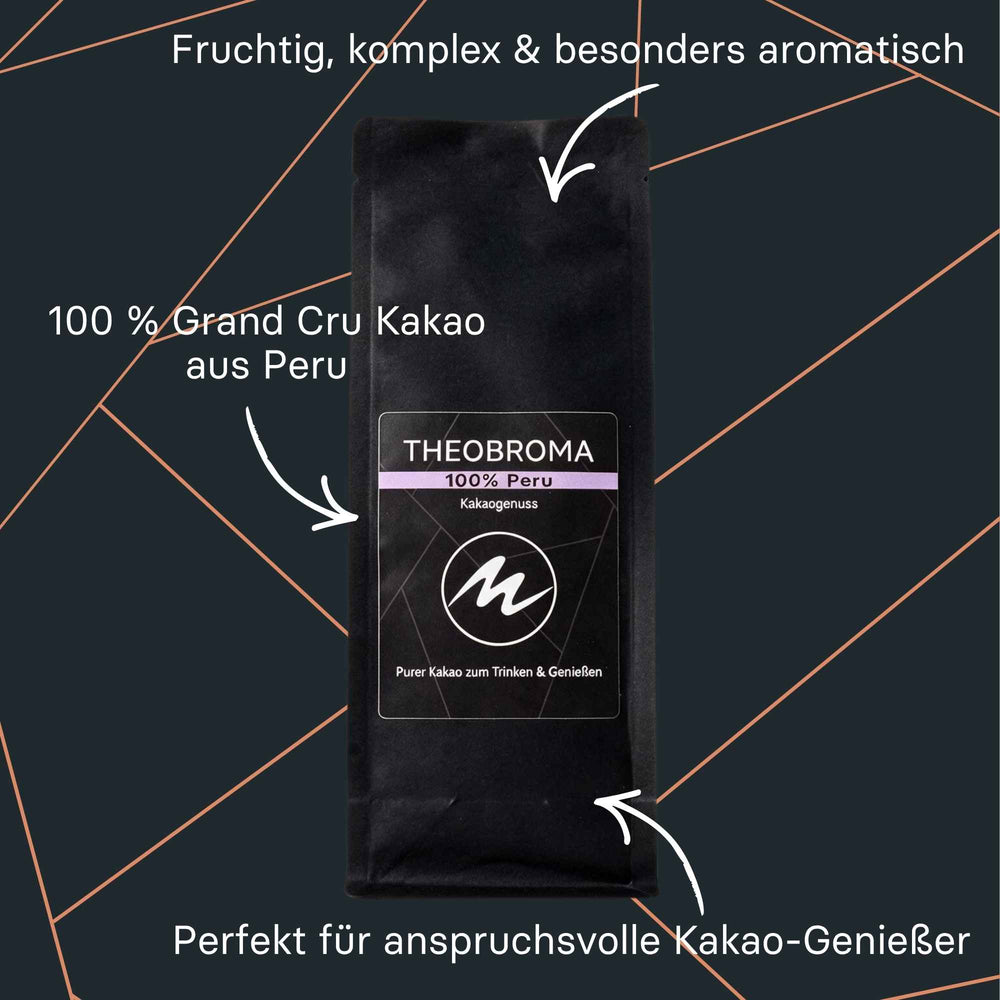 Theobroma 100% Peru - Purer Kakaogenuss von Maasz Schokolade