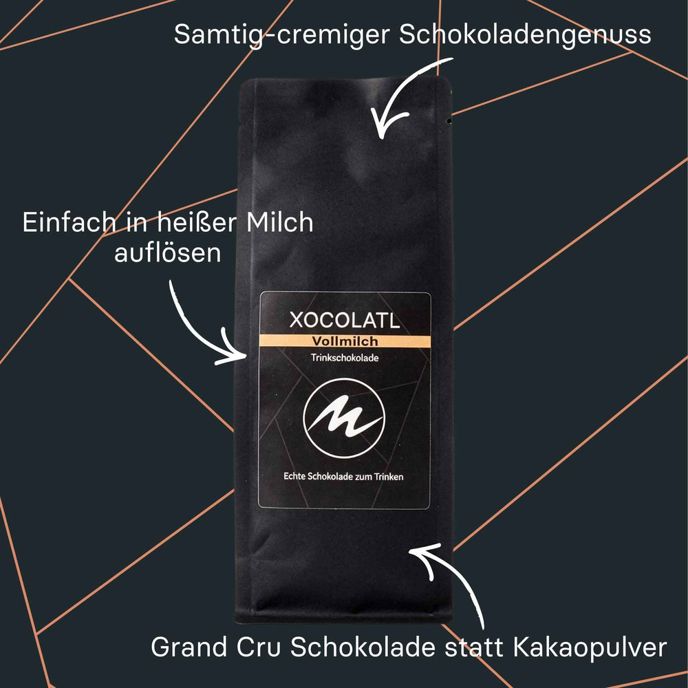 Xocolatl Vollmilch - Geraspelte Grand Cru Kuvertüre von Maasz Schokolade