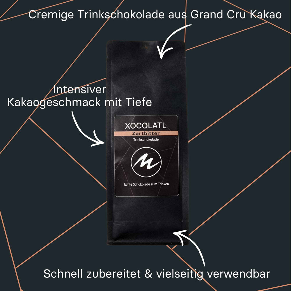 Xocolatl Zartbitter - Geraspelte Grand Cru Kuvertüre von Maasz Schokolade