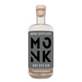 Große Flasche MONK Gin von Spirits Lab Bavaria vor weißem Hintergrund