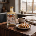 Flasche Norgin Eierlikör auf Basis von Orange & Almond Gin, cremig und elegant