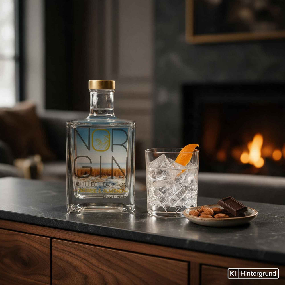 Flasche Norgin Almond & Orange Gin 