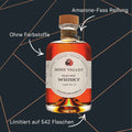 Flasche Cask No. 15 Single Malt Whisky aus sächsischer Einzelfassabfüllung