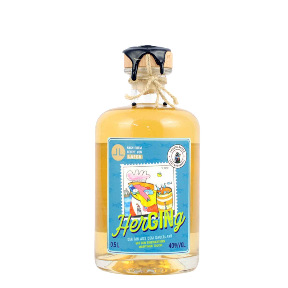HerGINg Pökelhering Cask Reserve Gin der Sauerländer Edelbrennerei