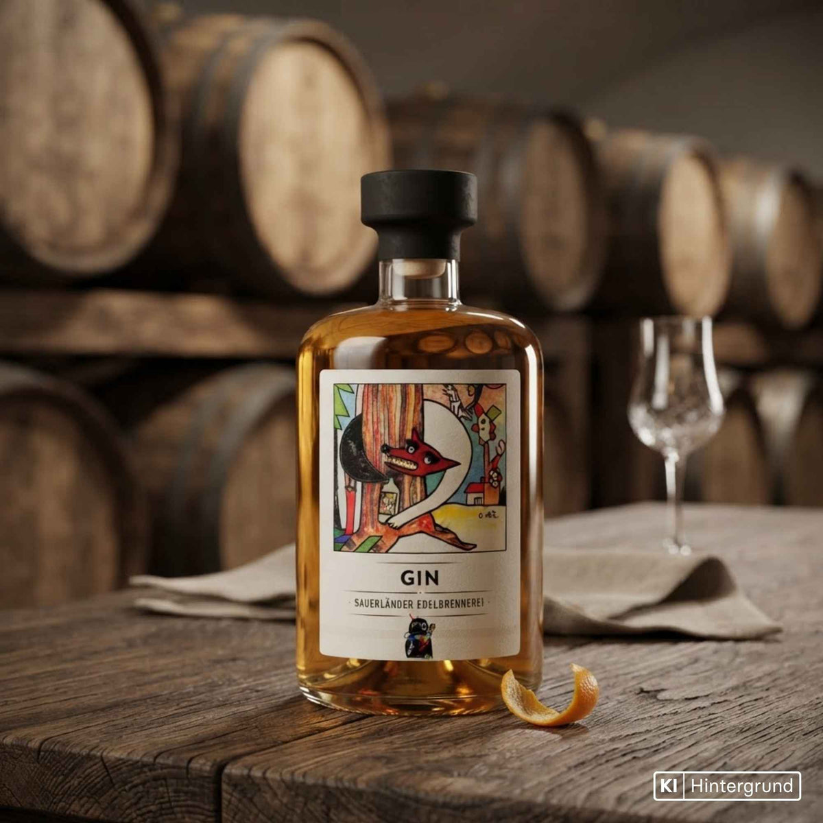 O Gin Ex-Grand Marnier Cask Reserve Gin 0,5 l der Sauerländer Edelbrennerei