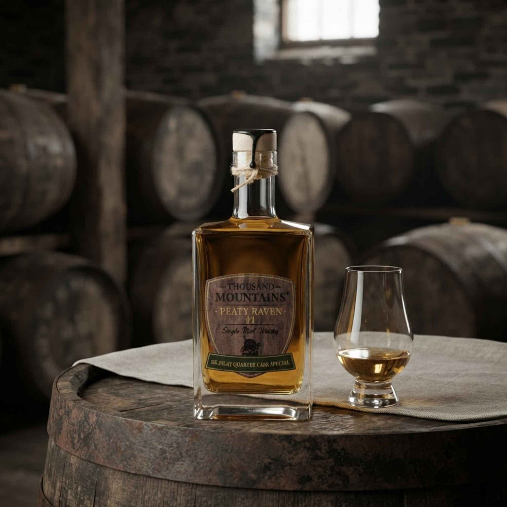 Peaty Raven #1 Single Malt Whisky 0,7 l der Sauerländer Edelbrennerei