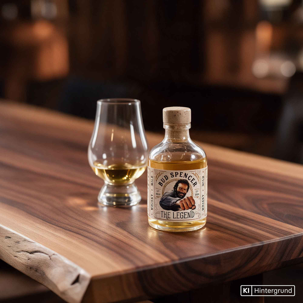 Flasche Bud Spencer The Legend Blended Whisky von St. Kilian