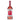 Flasche Stork Club Rhubarb Gin Liqueur mit modernem Etikett in Rosa-Rot
