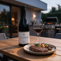 Flasche Regent Rotwein vom Weingut Orb - kräftig, fruchtig, elegant