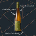 Riesling vom Weingut Poss - elegante Weißweinflasche