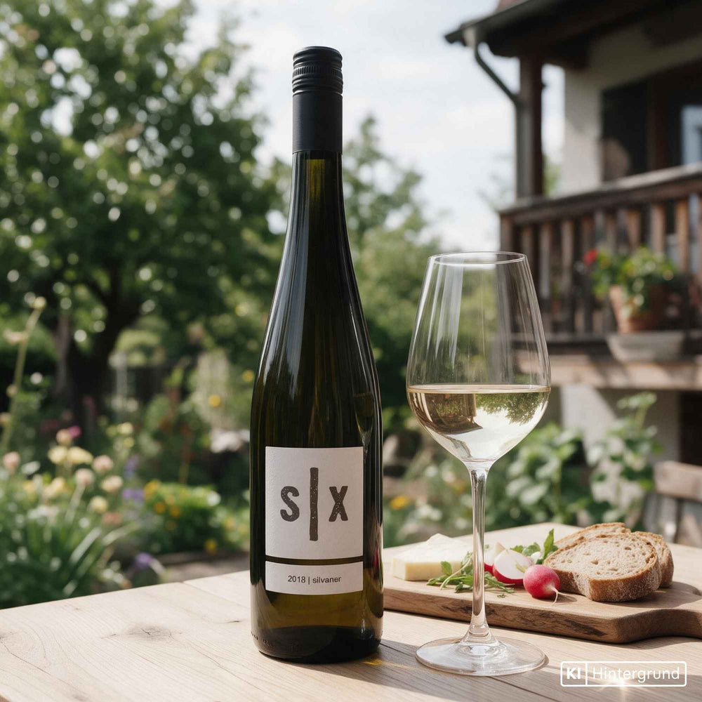 Flasche Silvaner Kabinett vom Weingut Six aus Franken