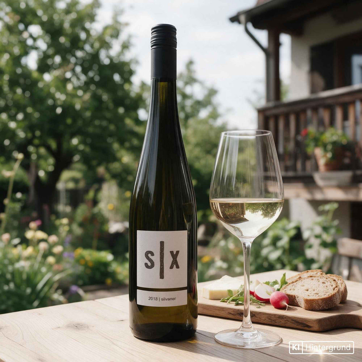 Flasche Silvaner Kabinett vom Weingut Six aus Franken
