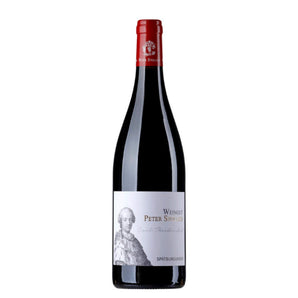 Flasche Spätburgunder vom Weingut Stolleis - eleganter Rotwein aus der Pfalz